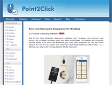 Tablet Screenshot of point2click.de